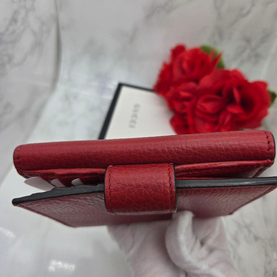 Gucci Folding Wallet Interlocking Red — view 9