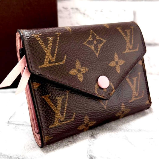 Louis Vuitton Monogram Portefeuille Victorine Rosevalerine Wallet