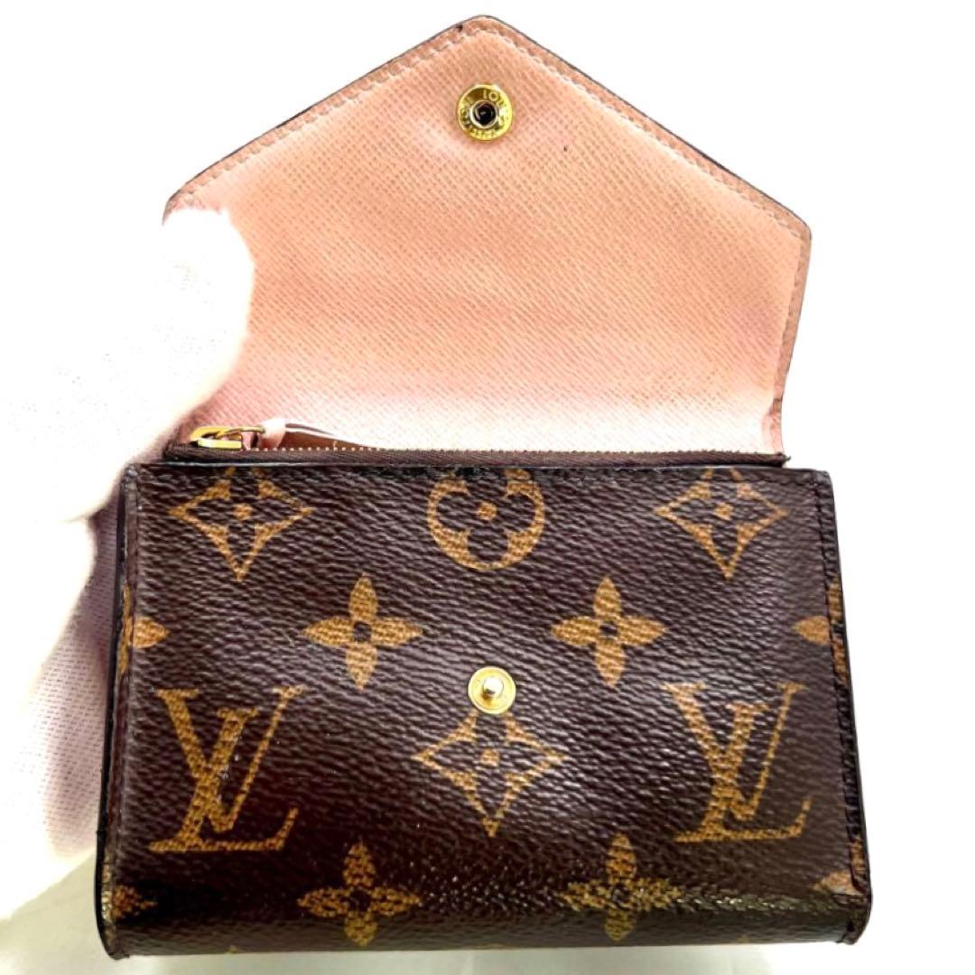 Louis Vuitton Monogram Portefeuille Victorine Rosevalerine Wallet — view 2
