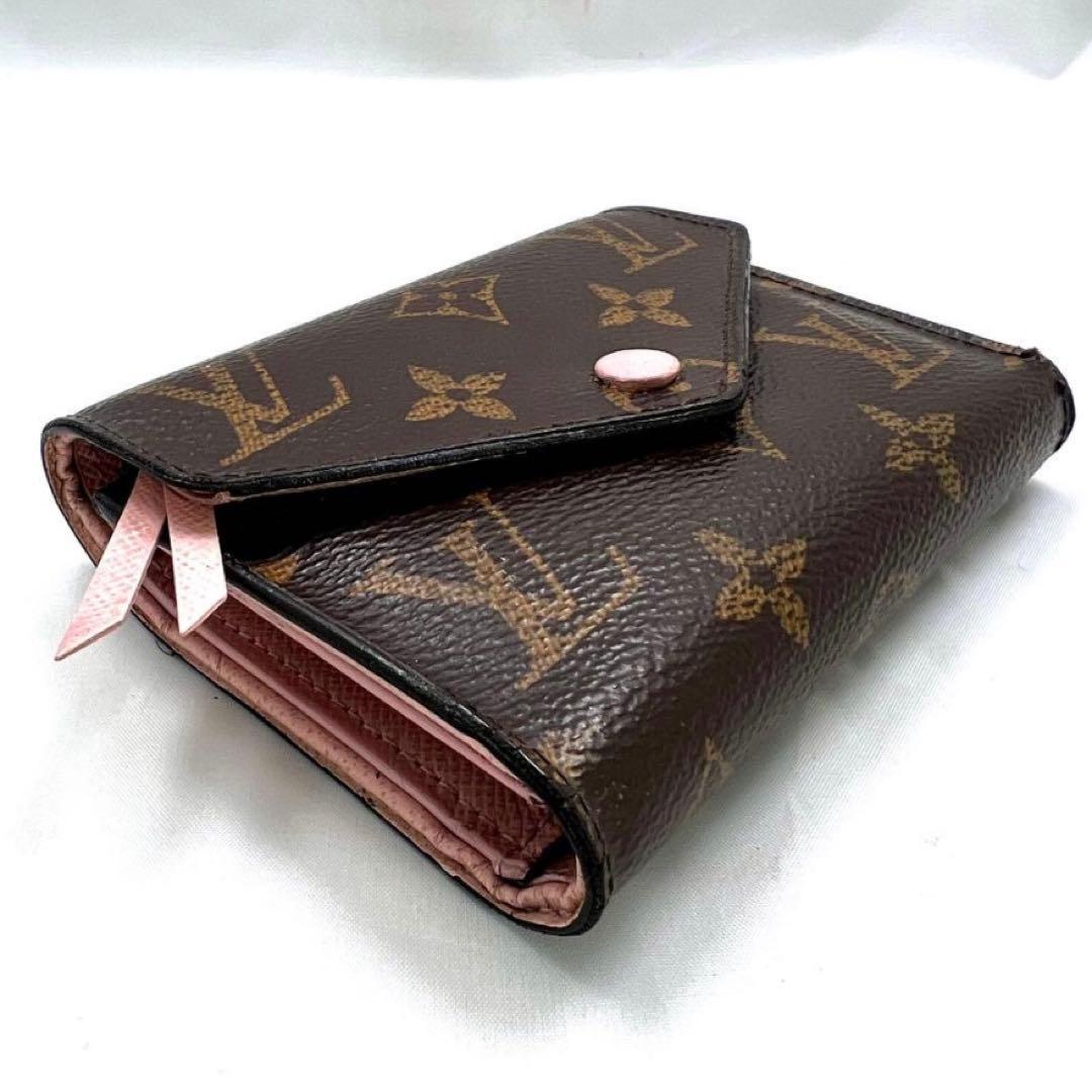 Louis Vuitton Monogram Portefeuille Victorine Rosevalerine Wallet — view 5