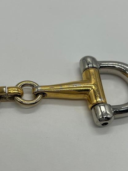 Gucci Horsebit Key Ring Key Holder Gold Metal