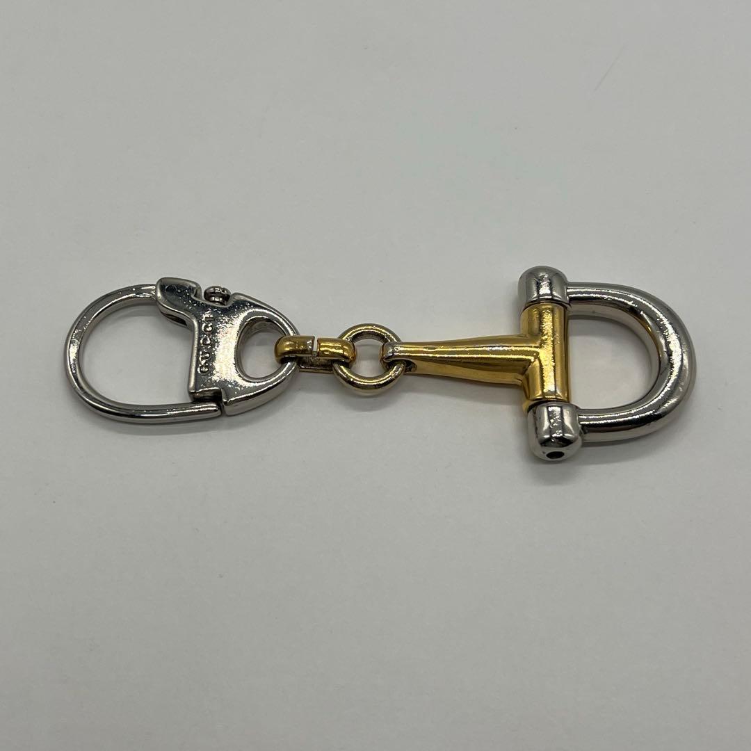 Gucci Horsebit Key Ring Key Holder Gold Metal