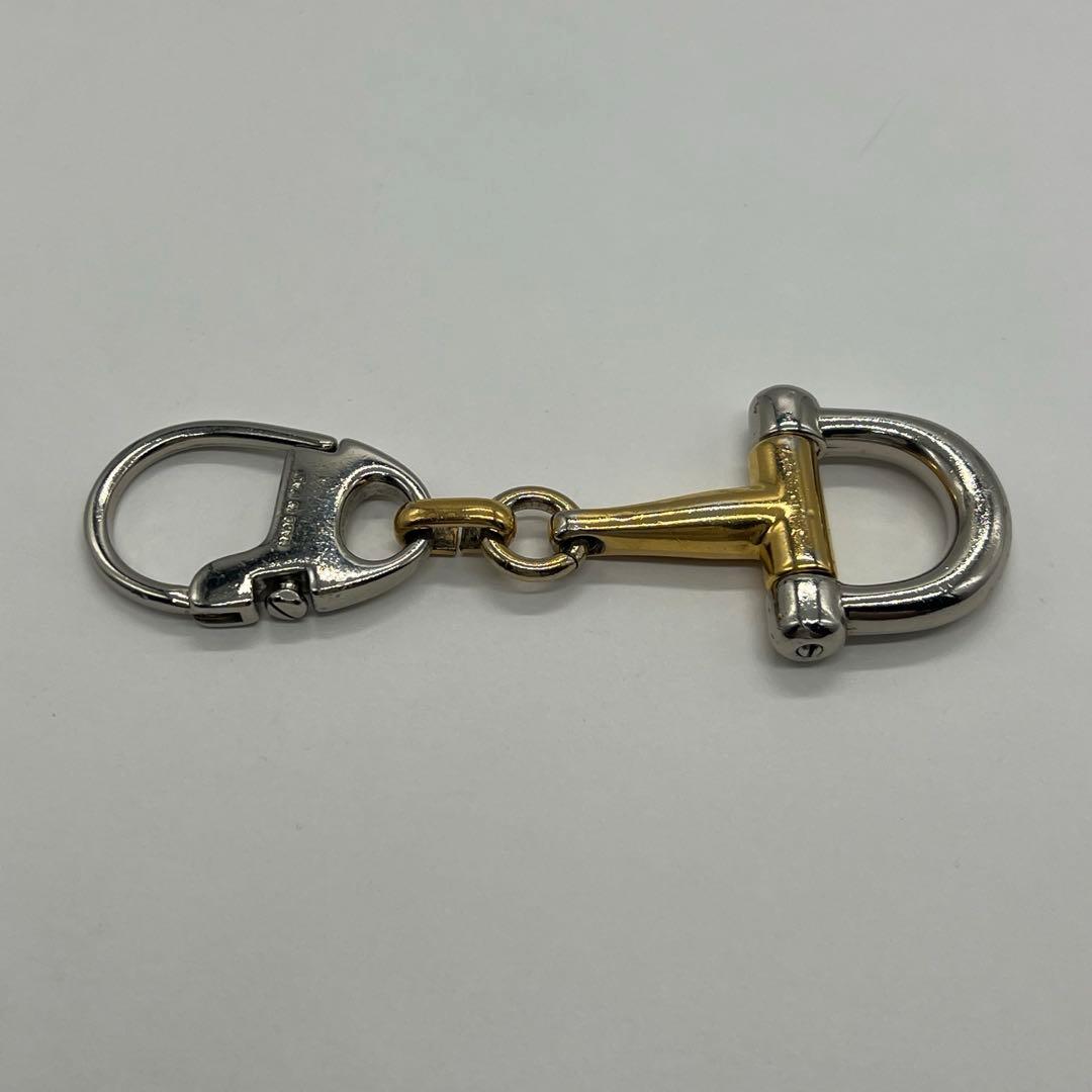 Gucci Horsebit Key Ring Key Holder Gold Metal