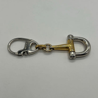 Gucci Horsebit Key Ring Key Holder Gold Metal