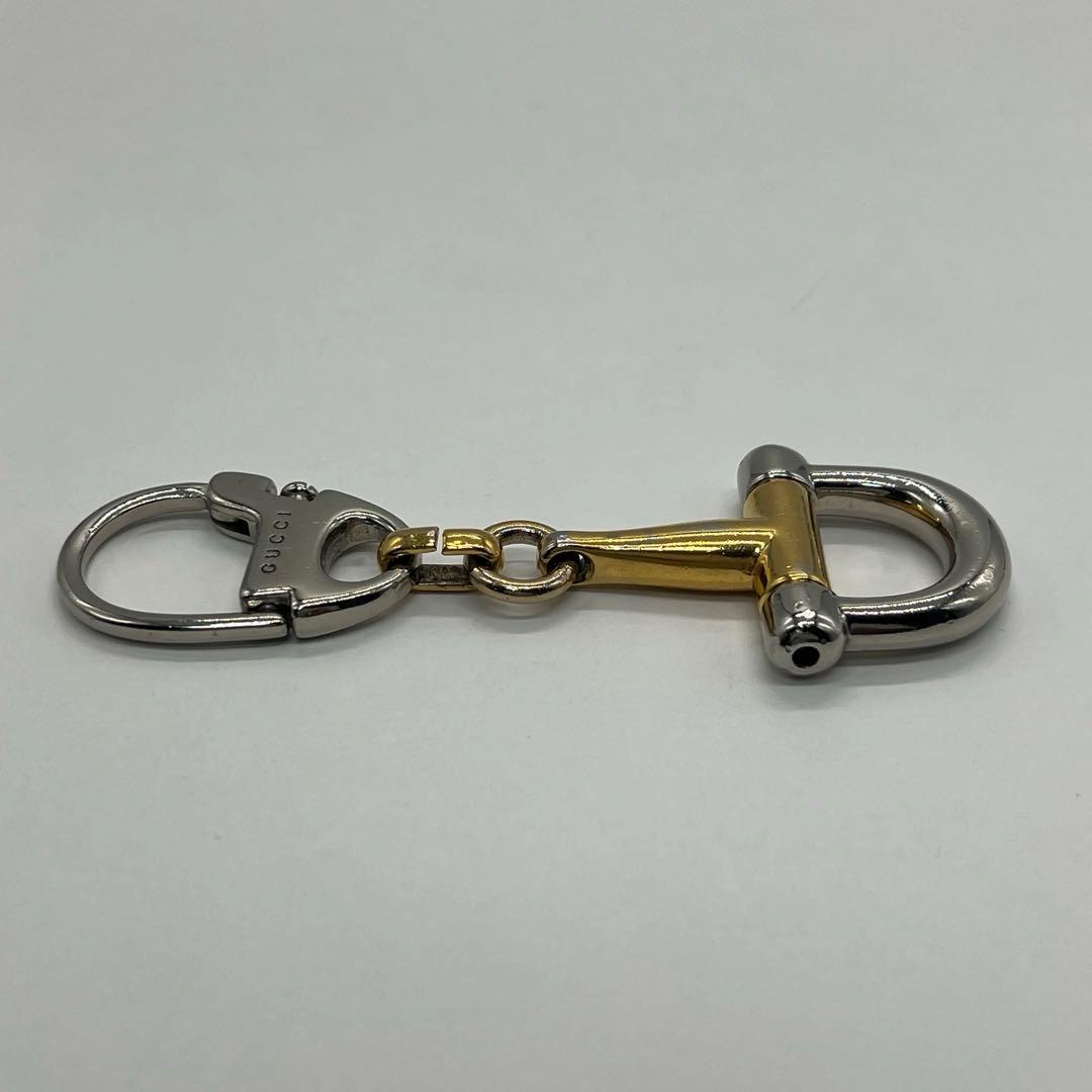 Gucci Horsebit Key Ring Key Holder Gold Metal