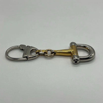 Gucci Horsebit Key Ring Key Holder Gold Metal