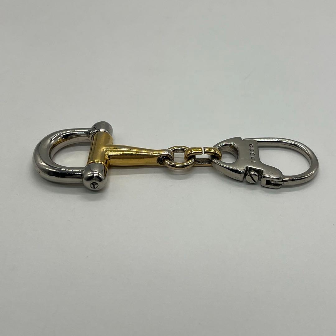 Gucci Horsebit Key Ring Key Holder Gold Metal