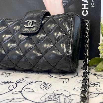 Chanel Mini Quilted Pochette Chain Shoulder — view 5