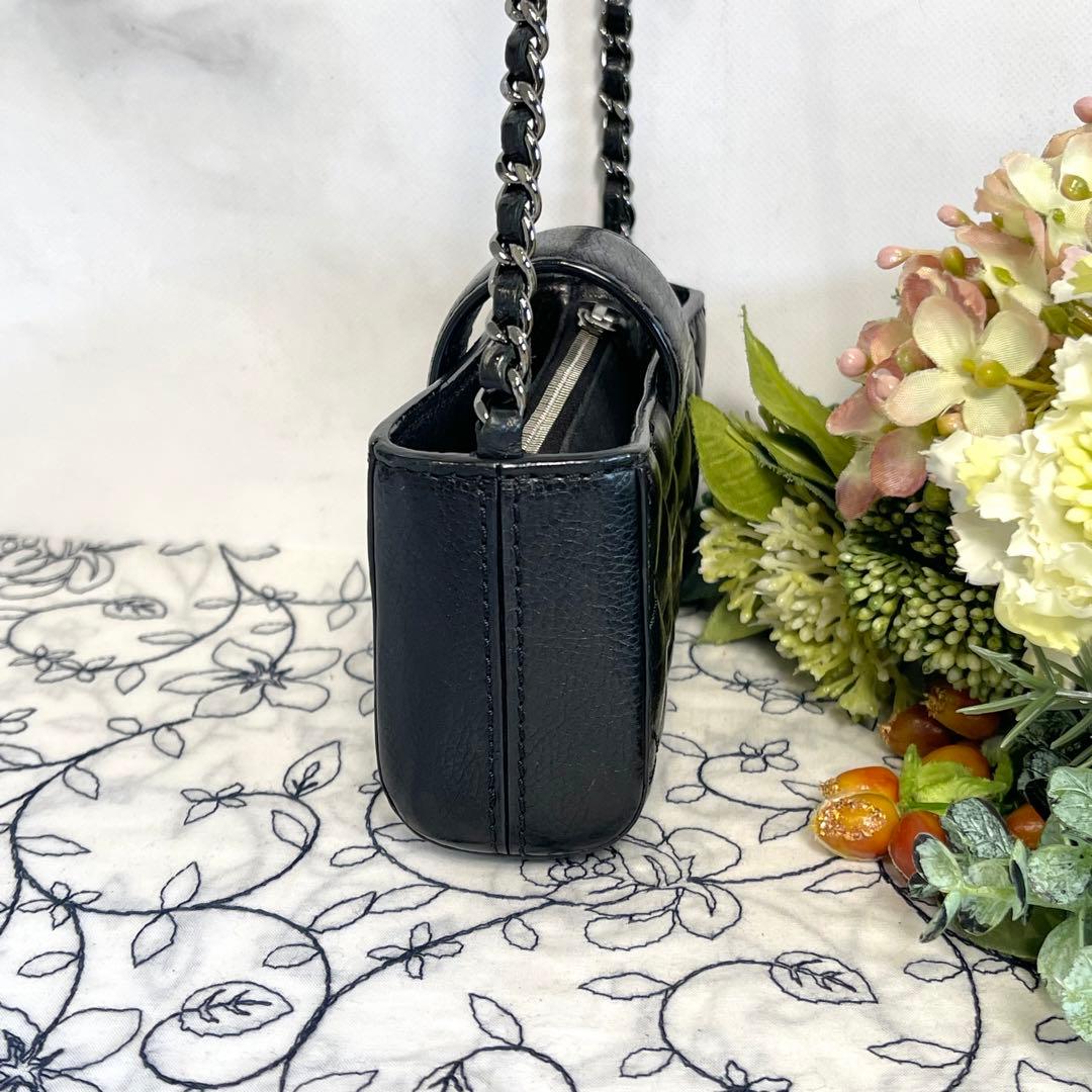 Chanel Mini Quilted Pochette Chain Shoulder — view 6