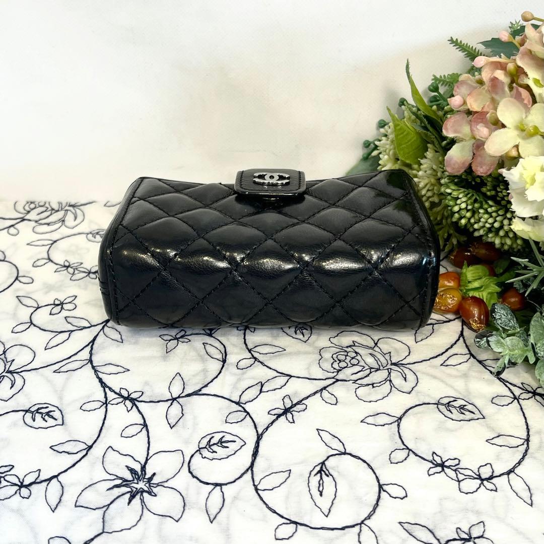 Chanel Mini Quilted Pochette Chain Shoulder — view 8
