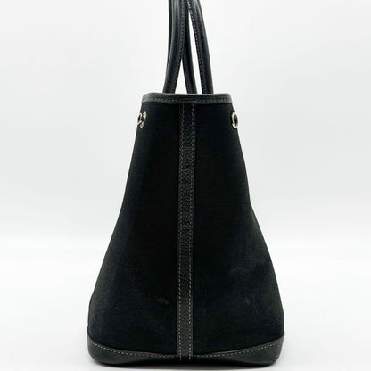 Hermes Garden Party PM Canvas Leather Officier Tote — view 5