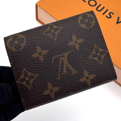 Louis Vuitton Portefeuille Helene Trifold Wallet Monogram — view 2