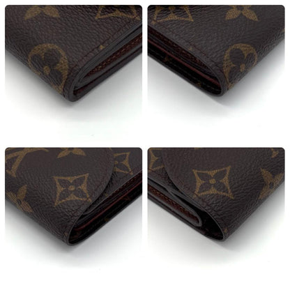 Louis Vuitton Portefeuille Helene Trifold Wallet Monogram — view 8