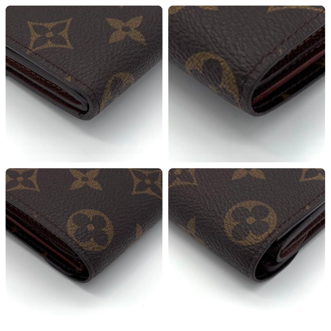 Louis Vuitton Portefeuille Helene Trifold Wallet Monogram — view 9