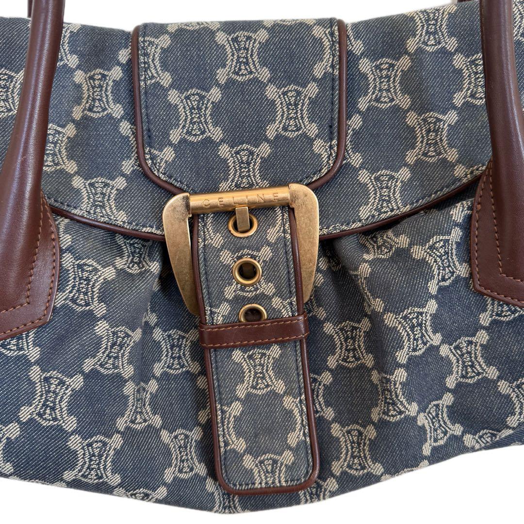 Celine Vintage Denim Shoulder Bag — view 2