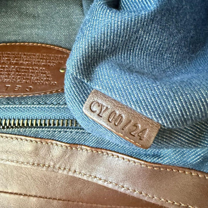 Celine Vintage Denim Shoulder Bag — view 4