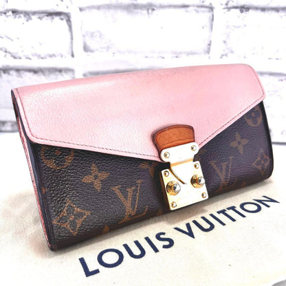 Louis Vuitton Monogram Portefeuille Pallas Salmon Pink