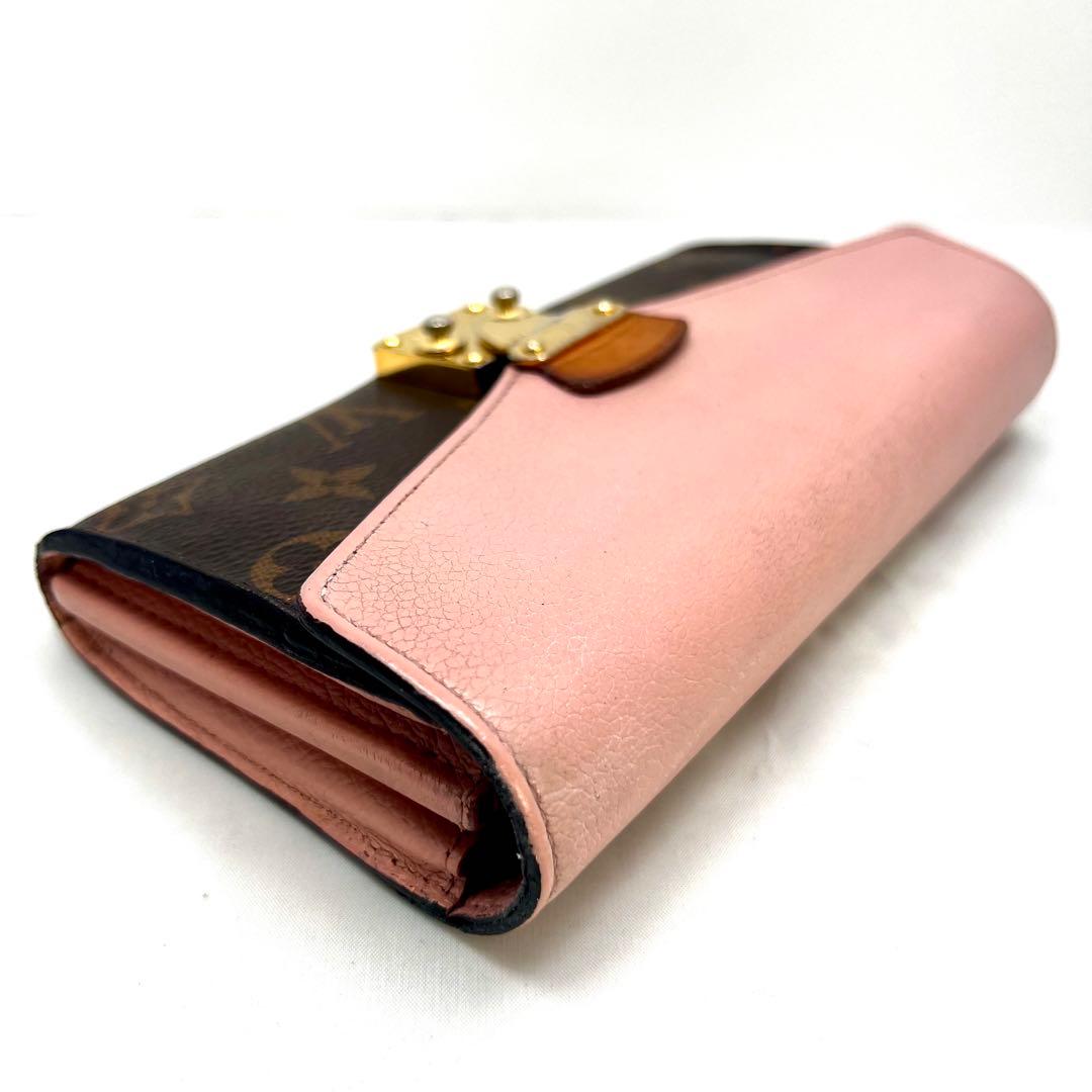 Louis Vuitton Monogram Portefeuille Pallas Salmon Pink — view 5