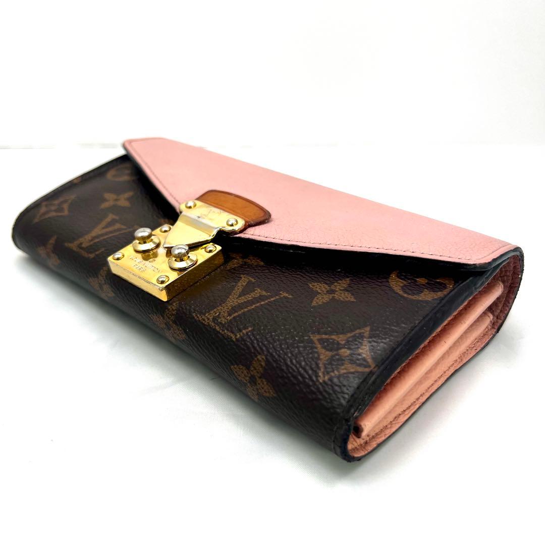 Louis Vuitton Monogram Portefeuille Pallas Salmon Pink — view 6