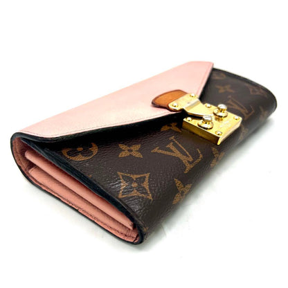 Louis Vuitton Monogram Portefeuille Pallas Salmon Pink — view 7