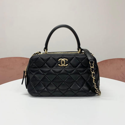 Chanel Trendy CC Bowling Bag Quilted 2-Way