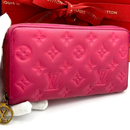 Louis Vuitton Wallet Monogram Pink Blue