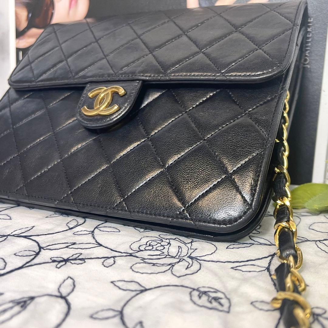 Chanel Double Flap Chain Shoulder Vintage — view 5
