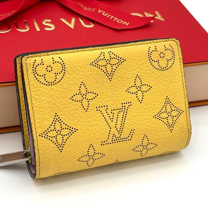 Louis Vuitton Monogram Mahina Portefeuille Clair Yellow Wallet