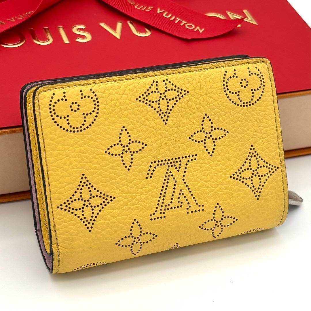 Louis Vuitton Monogram Mahina Portefeuille Clair Yellow Wallet — view 2