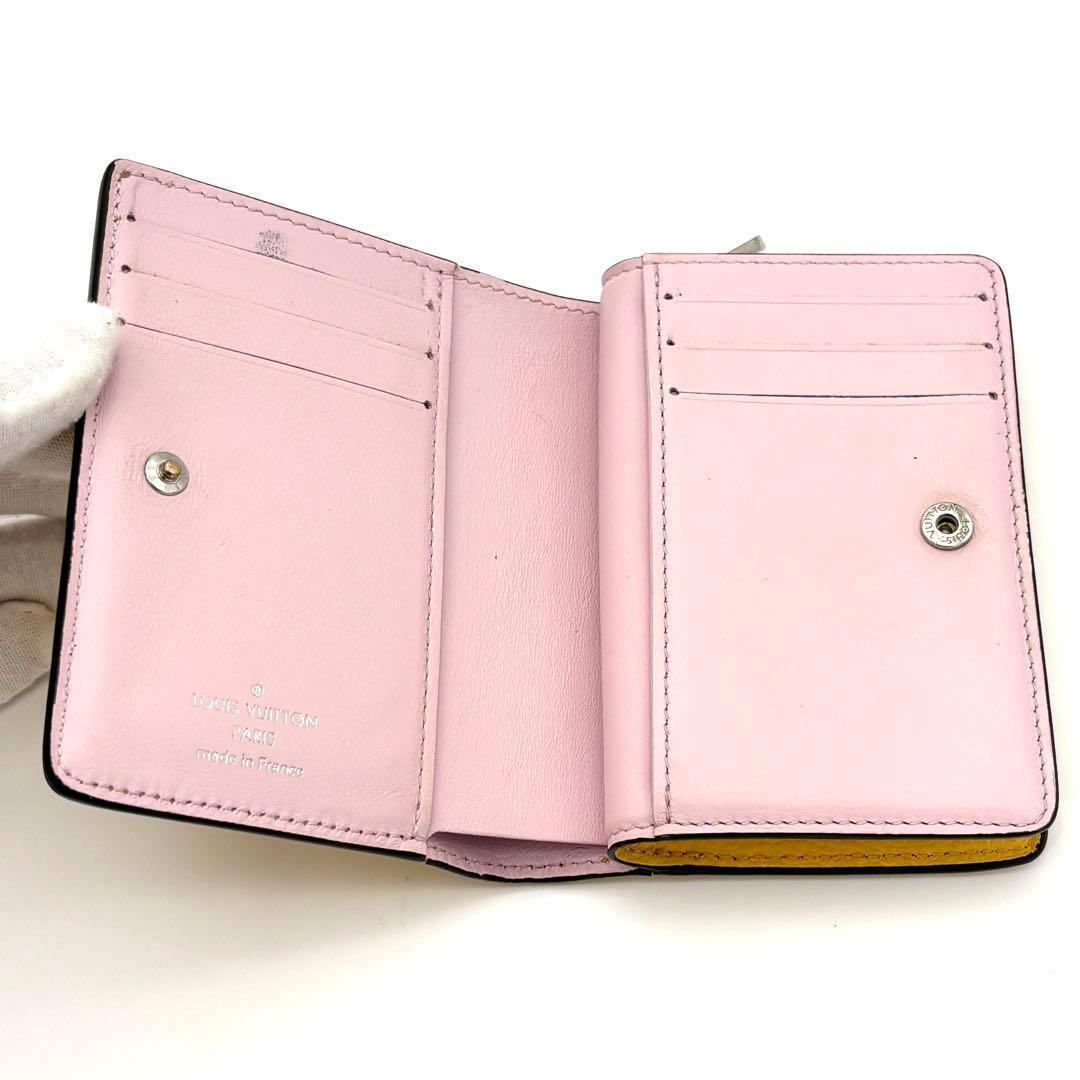 Louis Vuitton Monogram Mahina Portefeuille Clair Yellow Wallet — view 3