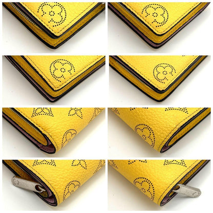 Louis Vuitton Monogram Mahina Portefeuille Clair Yellow Wallet — view 8
