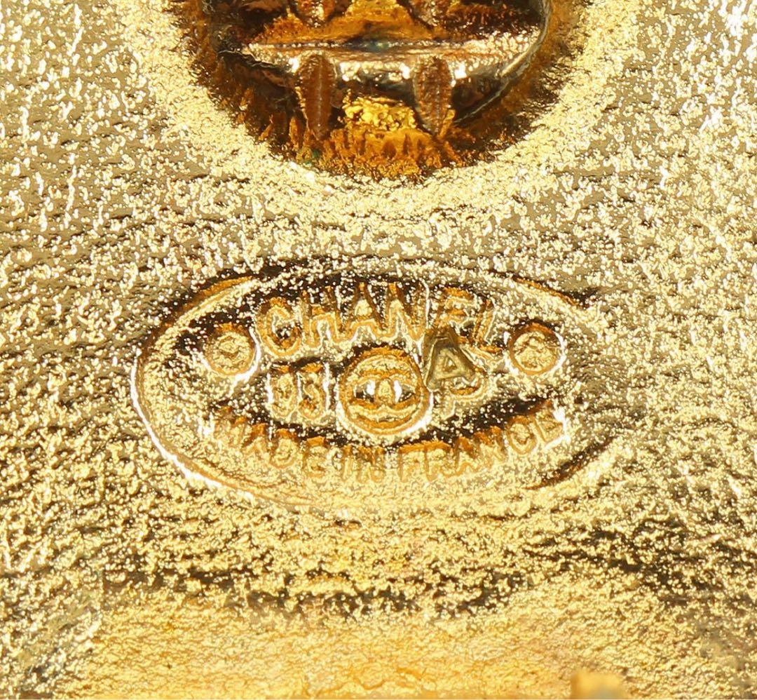 Chanel Coco Mark Round Earrings