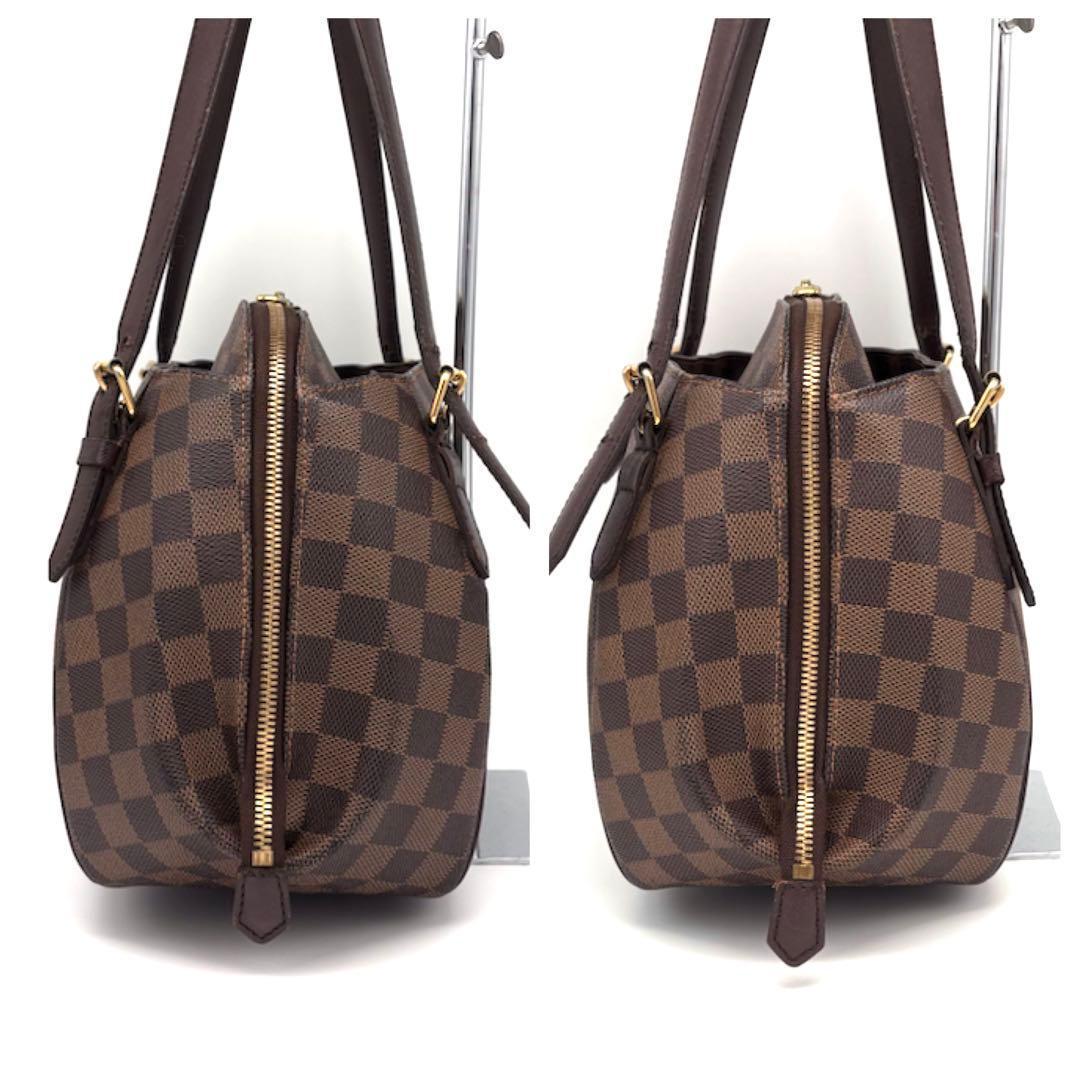 Louis Vuitton Damier Belem MM Tote Bag Brown — view 4