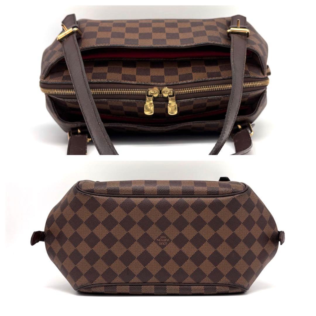Louis Vuitton Damier Belem MM Tote Bag Brown — view 5