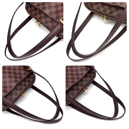 Louis Vuitton Damier Belem MM Tote Bag Brown — view 7
