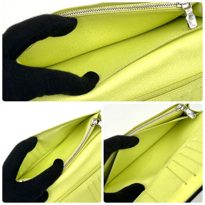 Louis Vuitton Taigarama Portefeuille Brazza NM Yellow Wallet