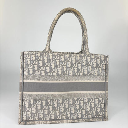 Ultra Christian Dior Book Tote Medium Trotter Gray