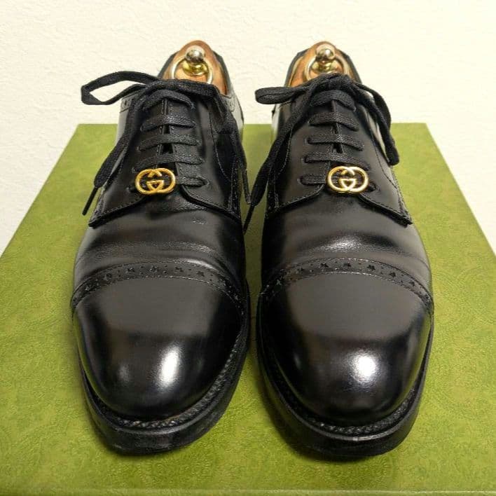Gucci Business Shoes Dress Shoes Black 7 1 2