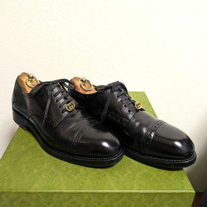 Gucci Business Shoes Dress Shoes Black 7 1 2