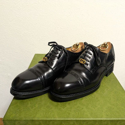 Gucci Business Shoes Dress Shoes Black 7 1 2