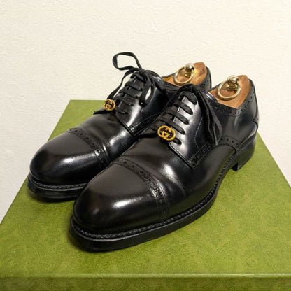 Gucci Business Shoes Dress Shoes Black 7 1 2