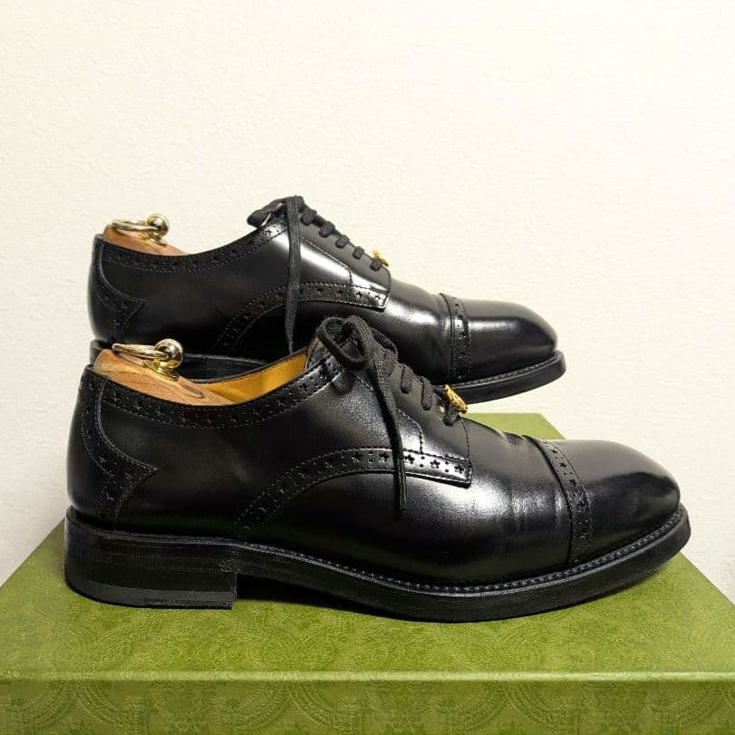 Gucci Business Shoes Dress Shoes Black 7 1 2