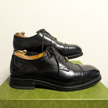 Gucci Business Shoes Dress Shoes Black 7 1 2