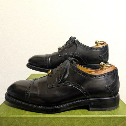Gucci Business Shoes Dress Shoes Black 7 1 2