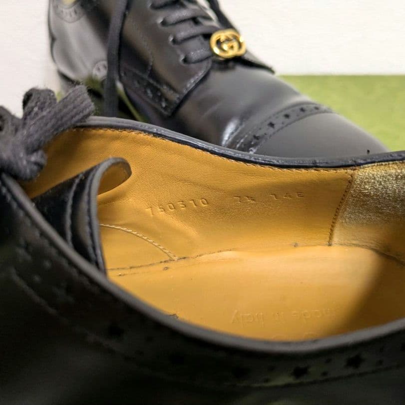 Gucci Business Shoes Dress Shoes Black 7 1 2