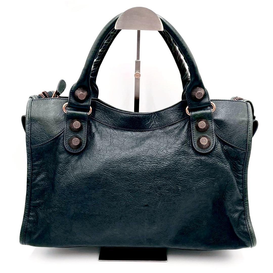 Balenciaga the Giant City Handbag Gray with Mirror — view 3
