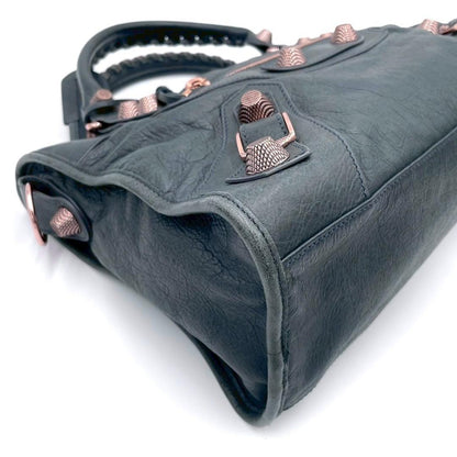 Balenciaga the Giant City Handbag Gray with Mirror — view 6