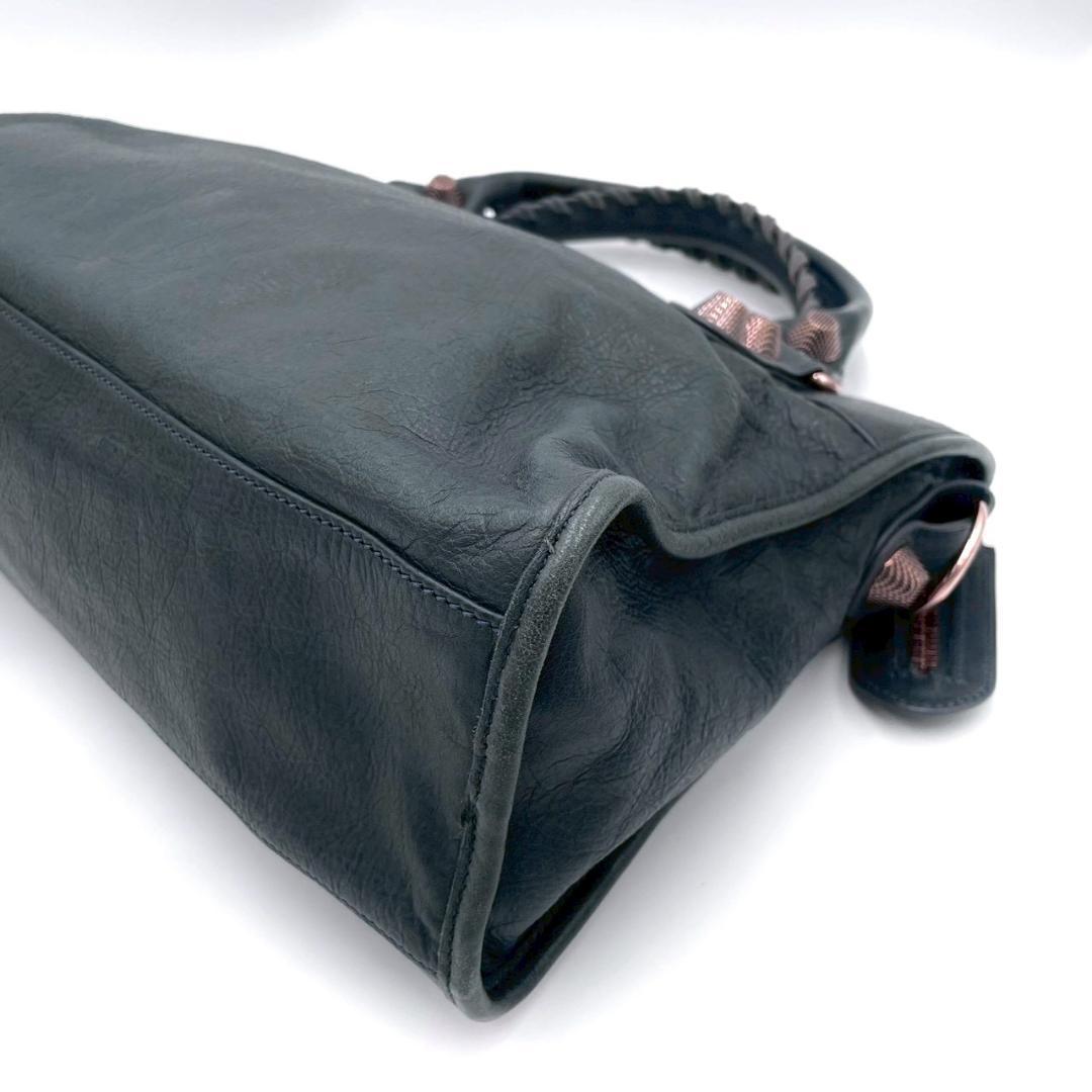 Balenciaga the Giant City Handbag Gray with Mirror — view 8