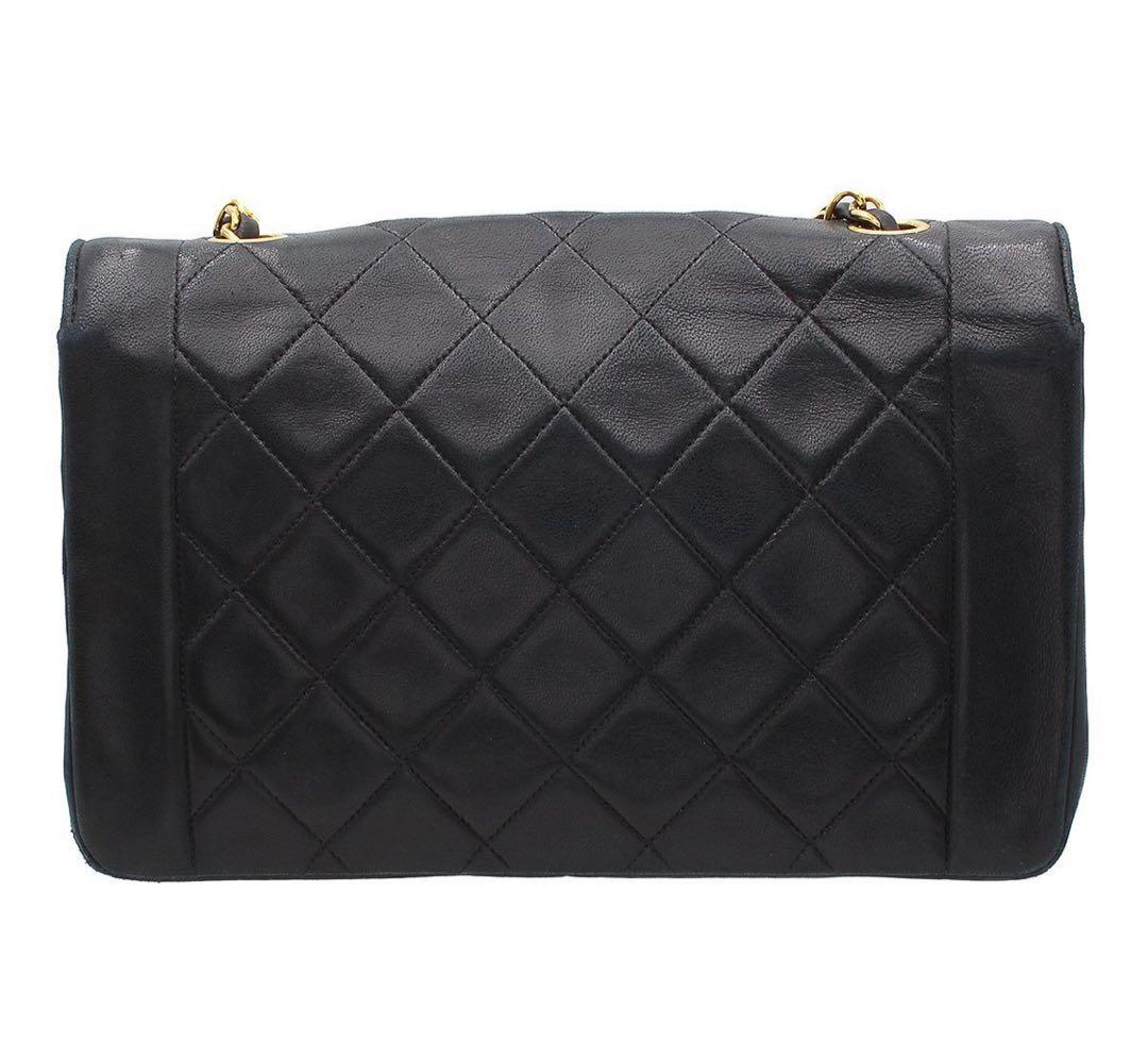 Chanel Matelasse Diana Lambskin Shoulder Bag