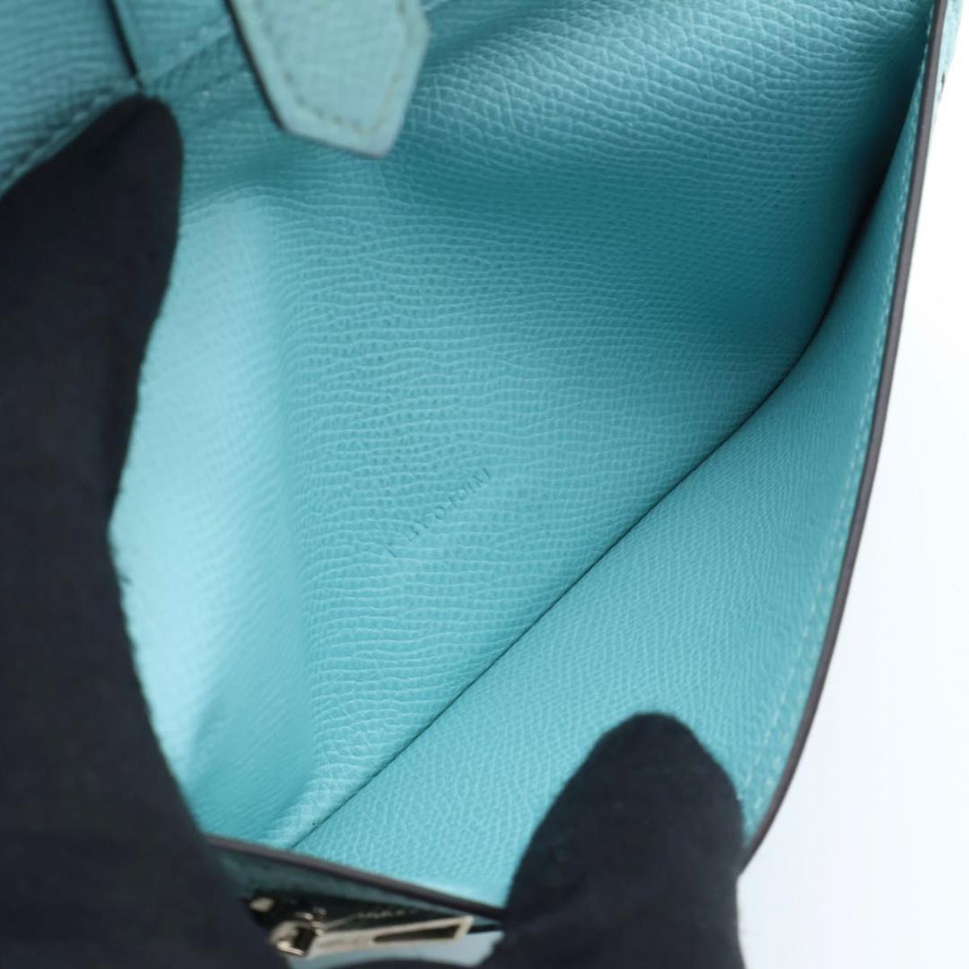 Hermes Bearn Souffle Wallet Veau Epsom Blue — view 4